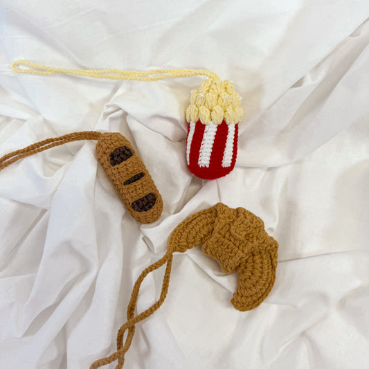 Favorite Foods Crochet Charm