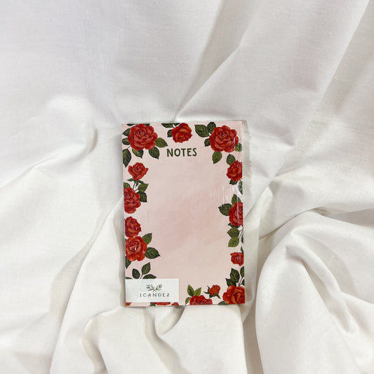 Red Roses Notepad