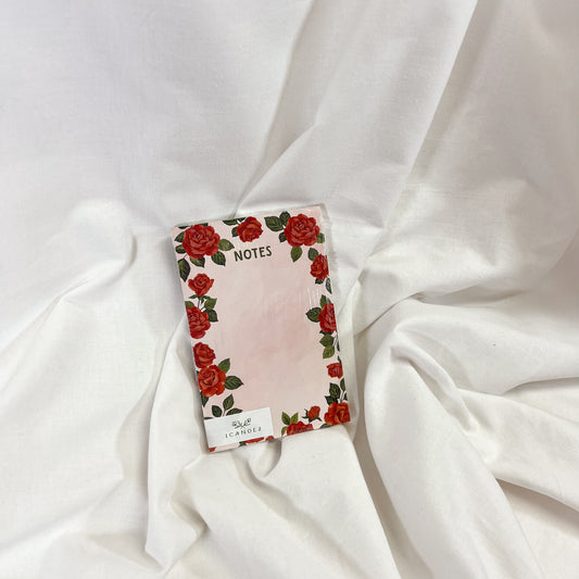 Red Roses Notepad