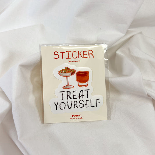 Martini Treat Vinyl Sticker