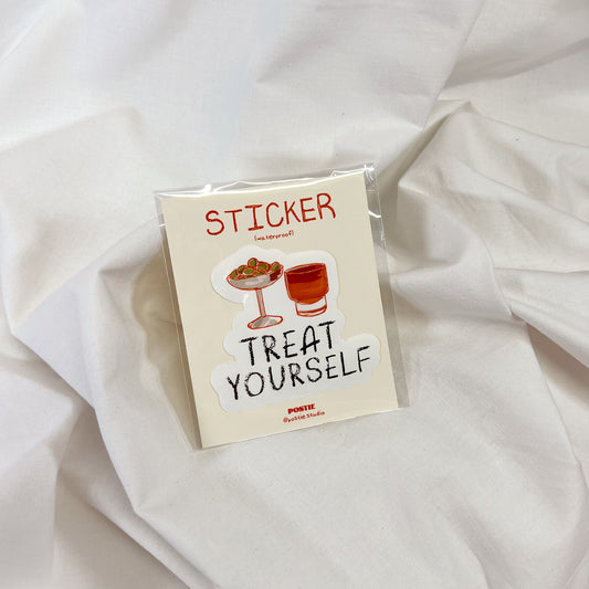 Martini Treat Vinyl Sticker