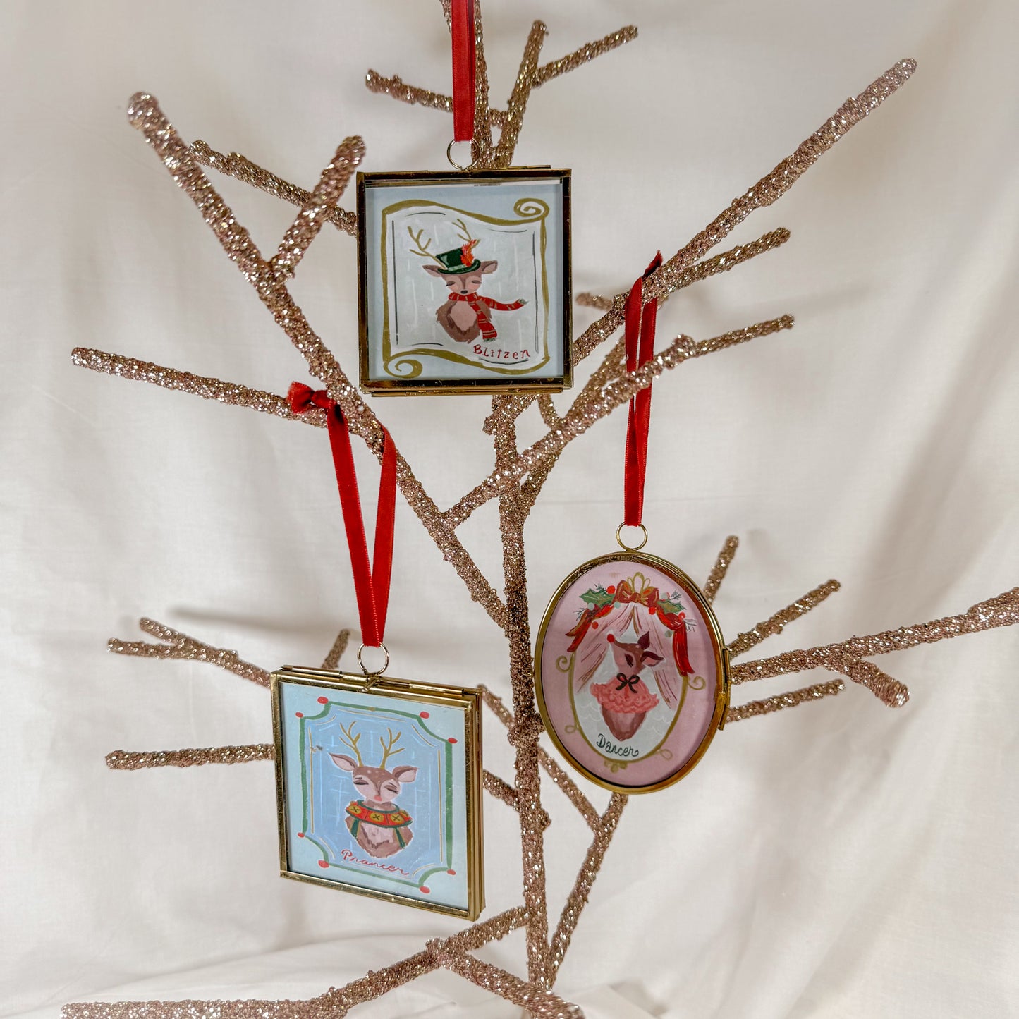 Reindeer Photo Frame Ornament