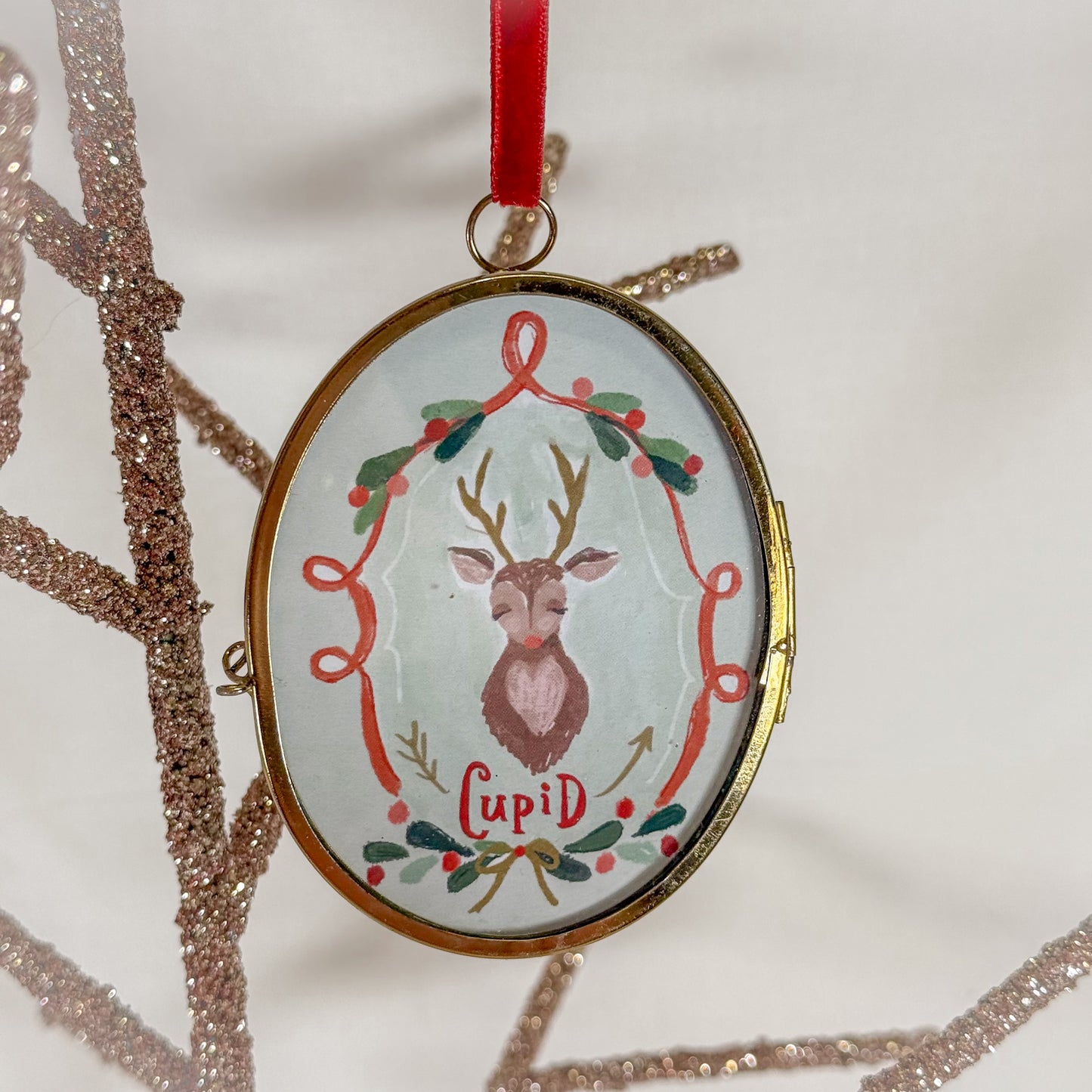 Reindeer Photo Frame Ornament