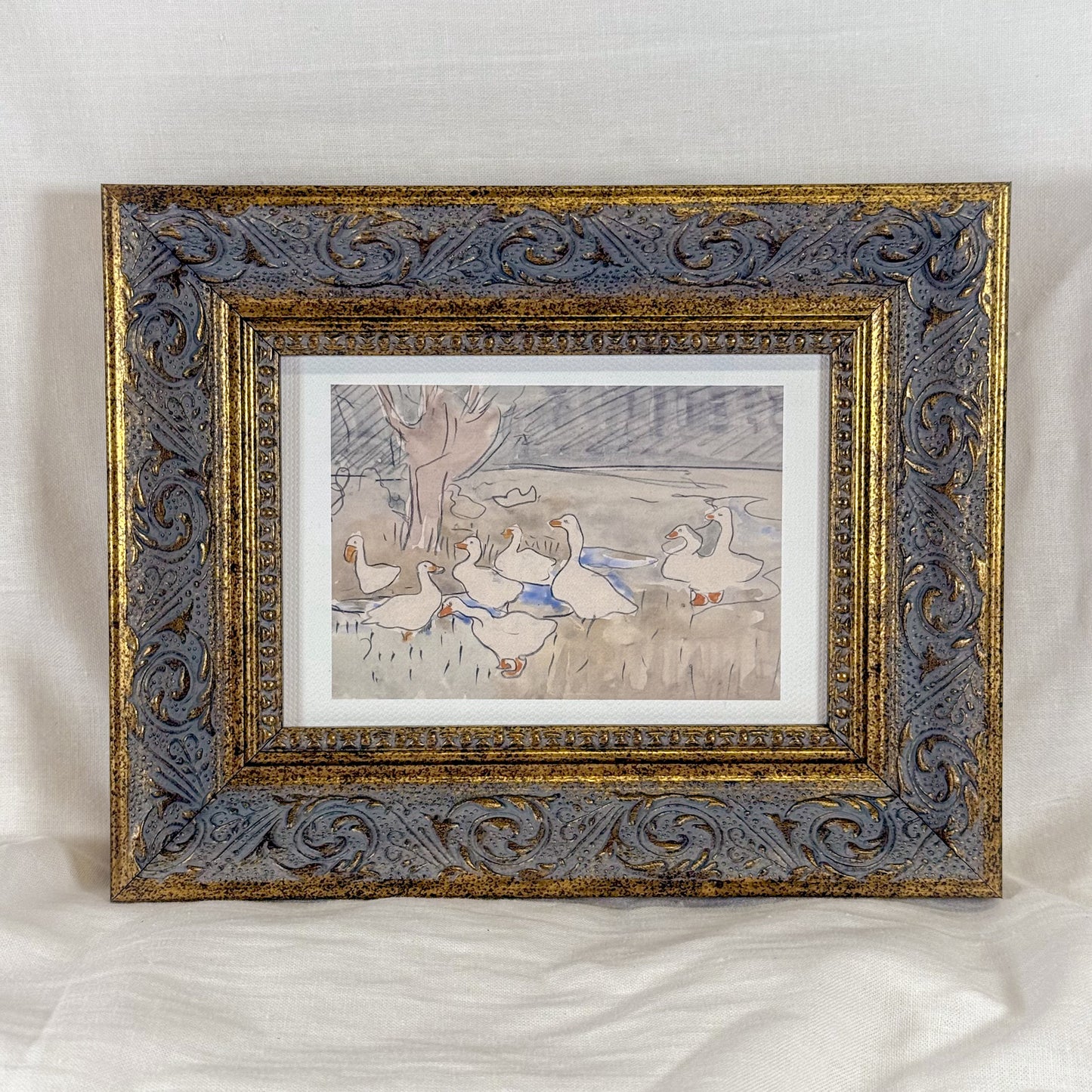 Gaggle of Geese Framed Wall Art