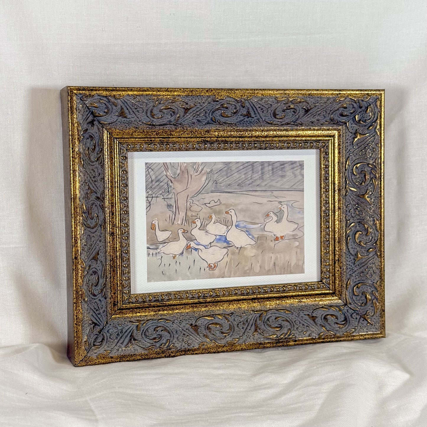 Gaggle of Geese Framed Wall Art