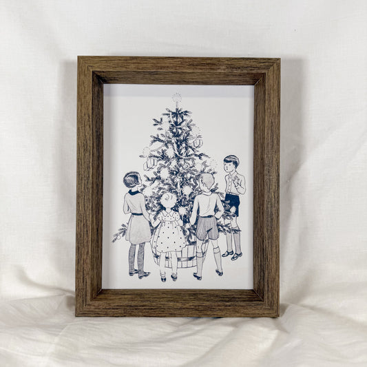 Children Tree Framed Wall Art
