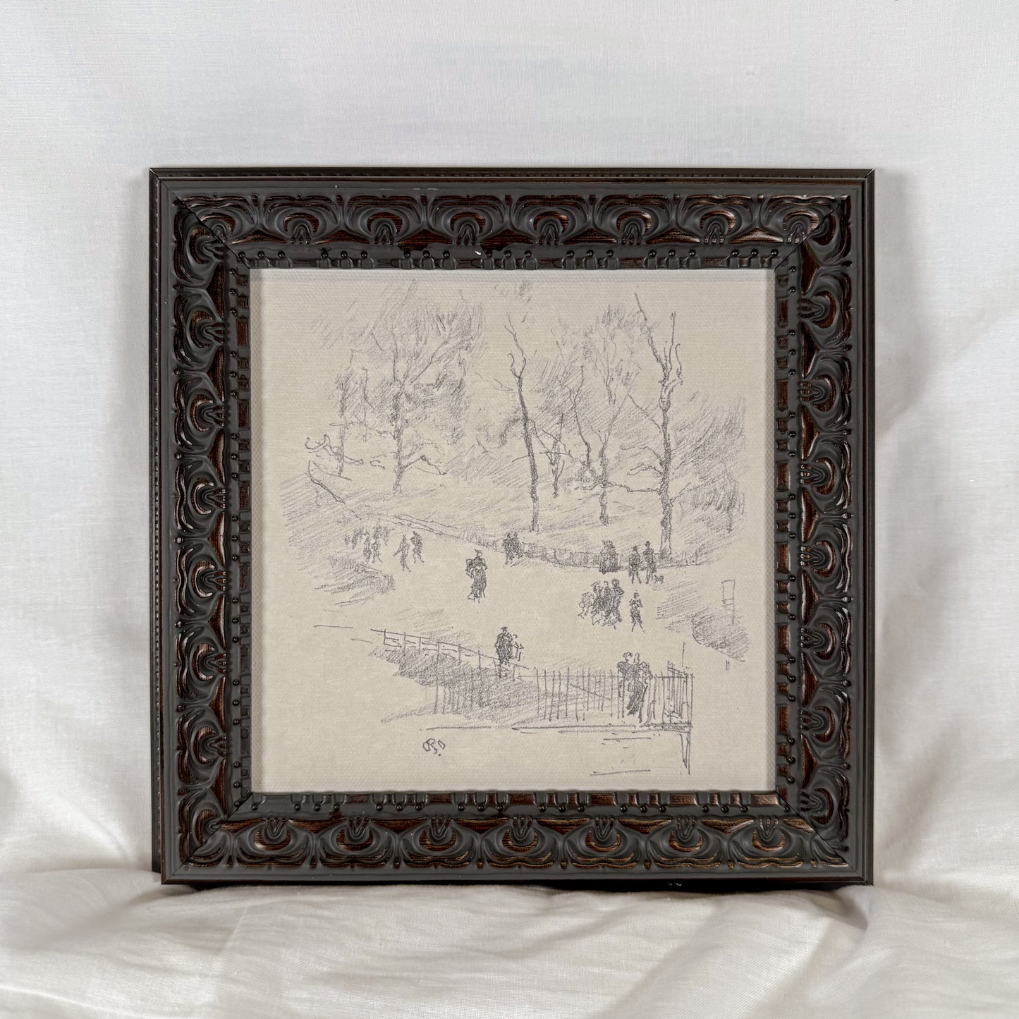 Winter Landscape Framed Wall Art
