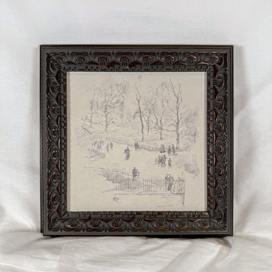 Winter Landscape Framed Wall Art