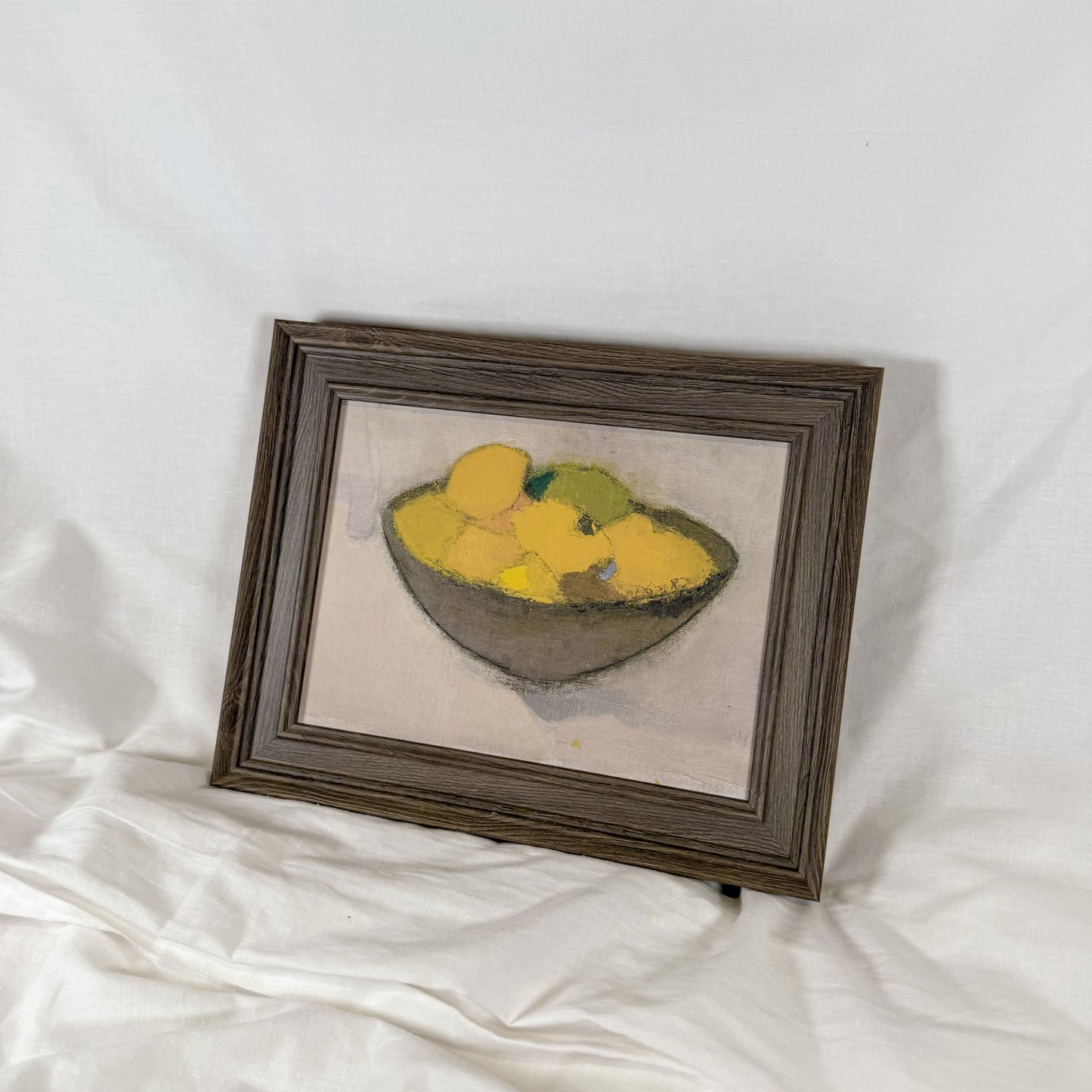 Lemon Bowl Framed Wall Art
