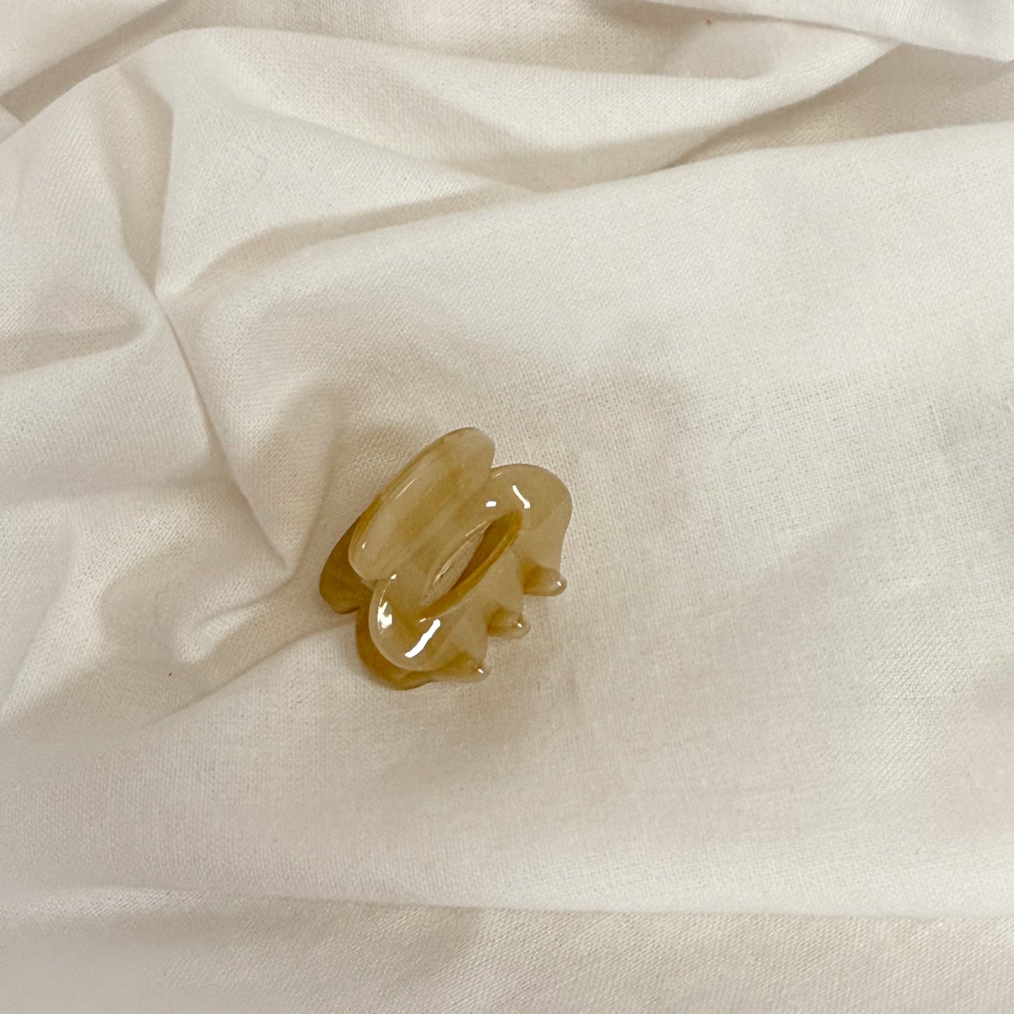 Mini Thumbprint Claw Hair Clip