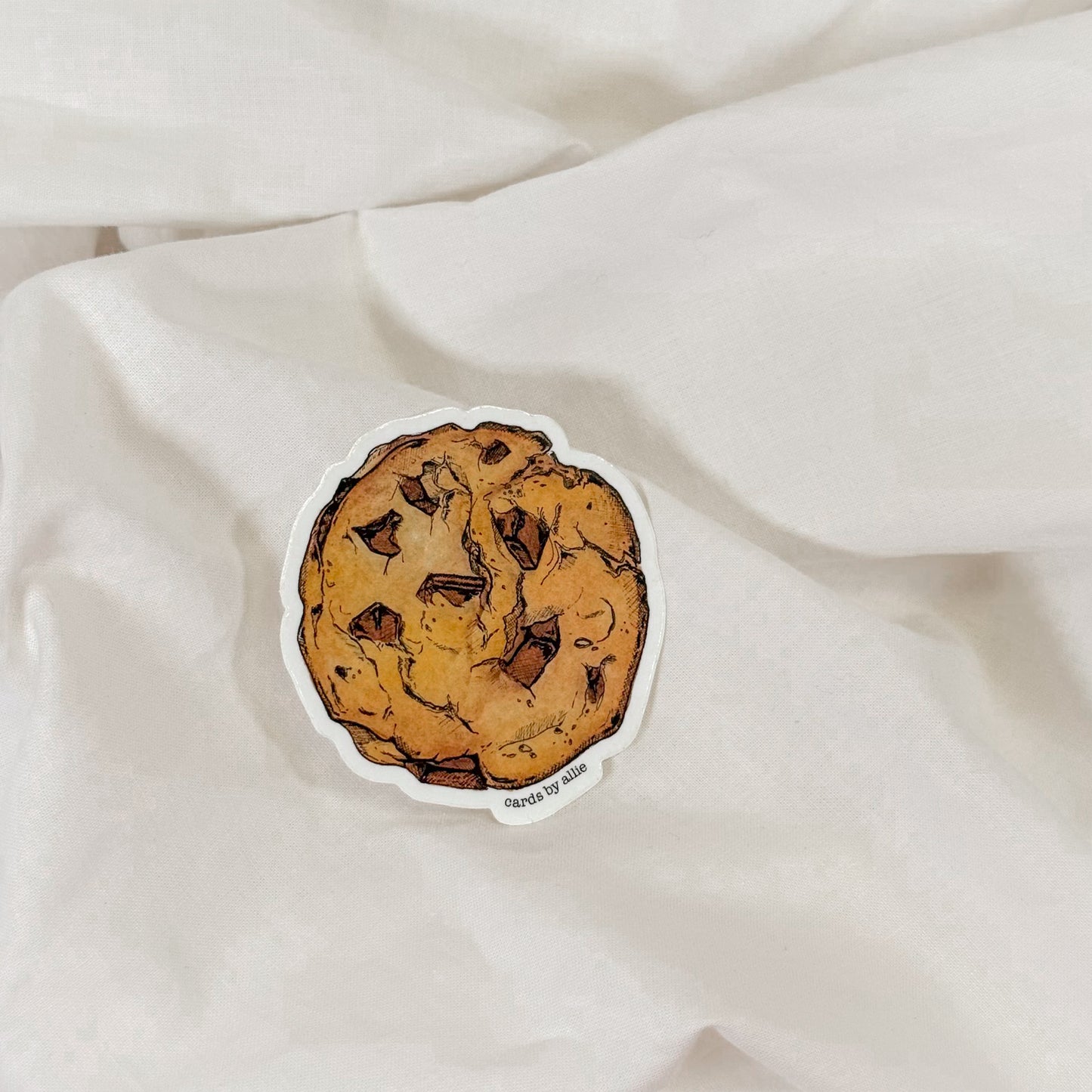 Chocolate Chip Cookie Vinyl Sticker