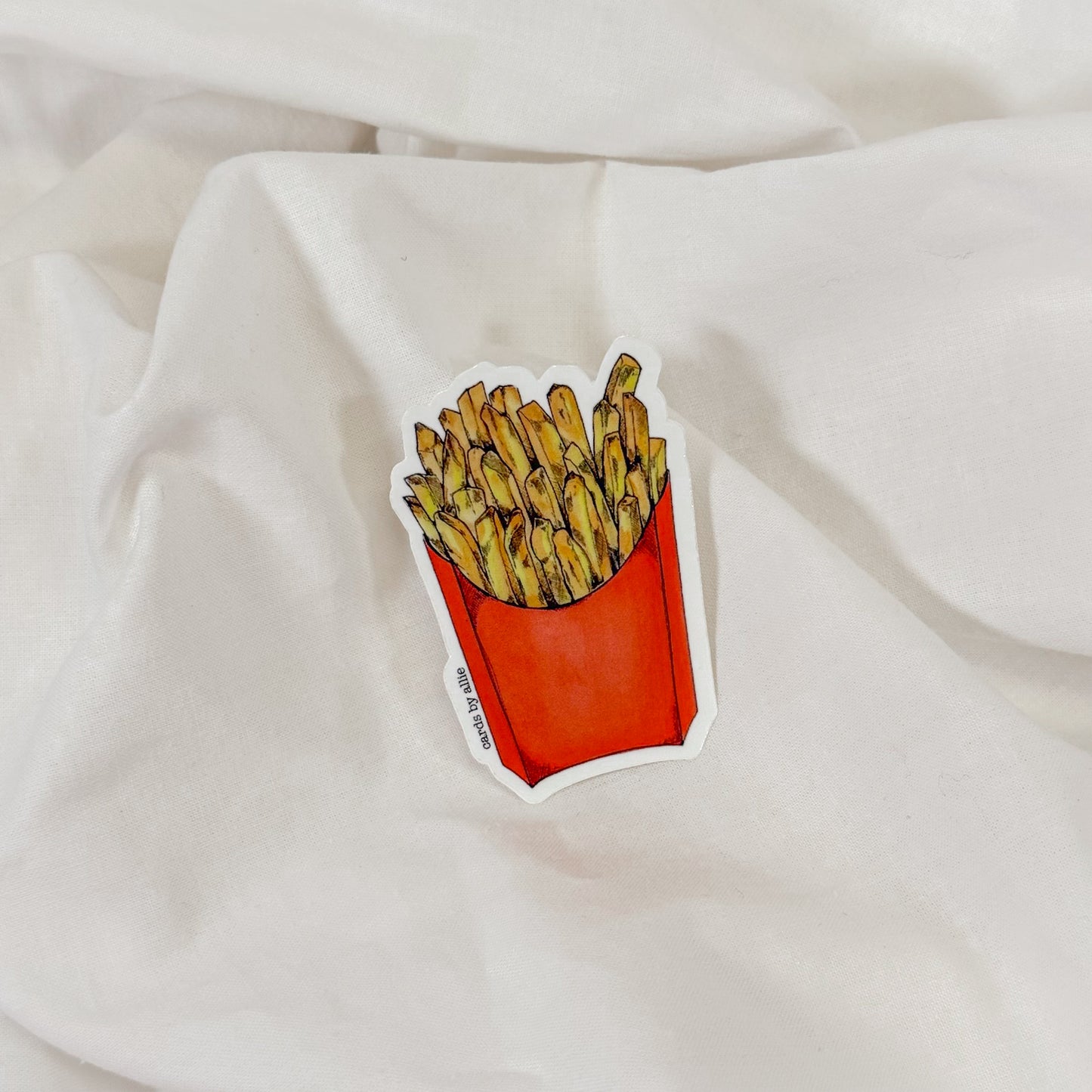 Fast Food French Fries Vinyl Sticker