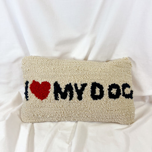 I Heart My Dog Pillow
