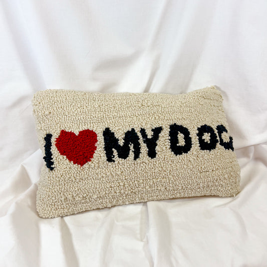 I Heart My Dog Pillow