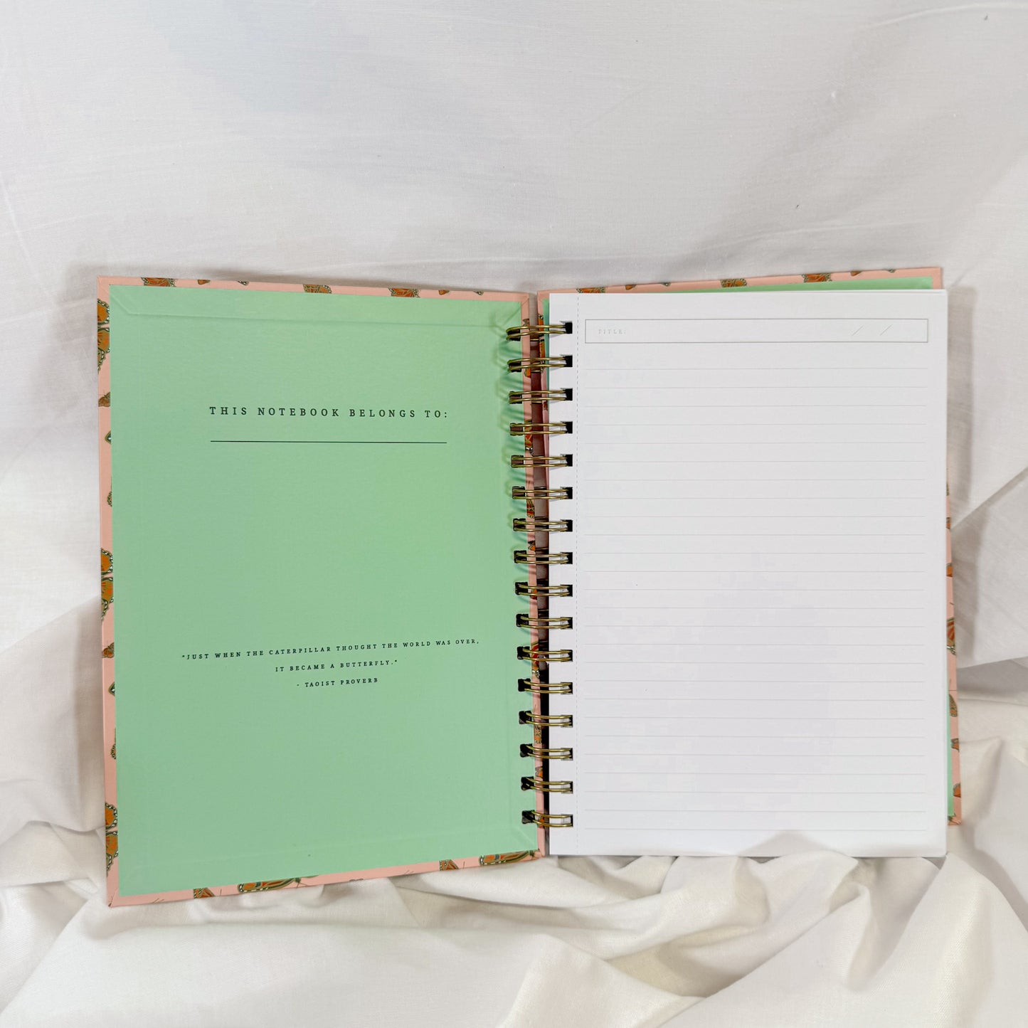 Monarch Butterflies Spiral Notebook