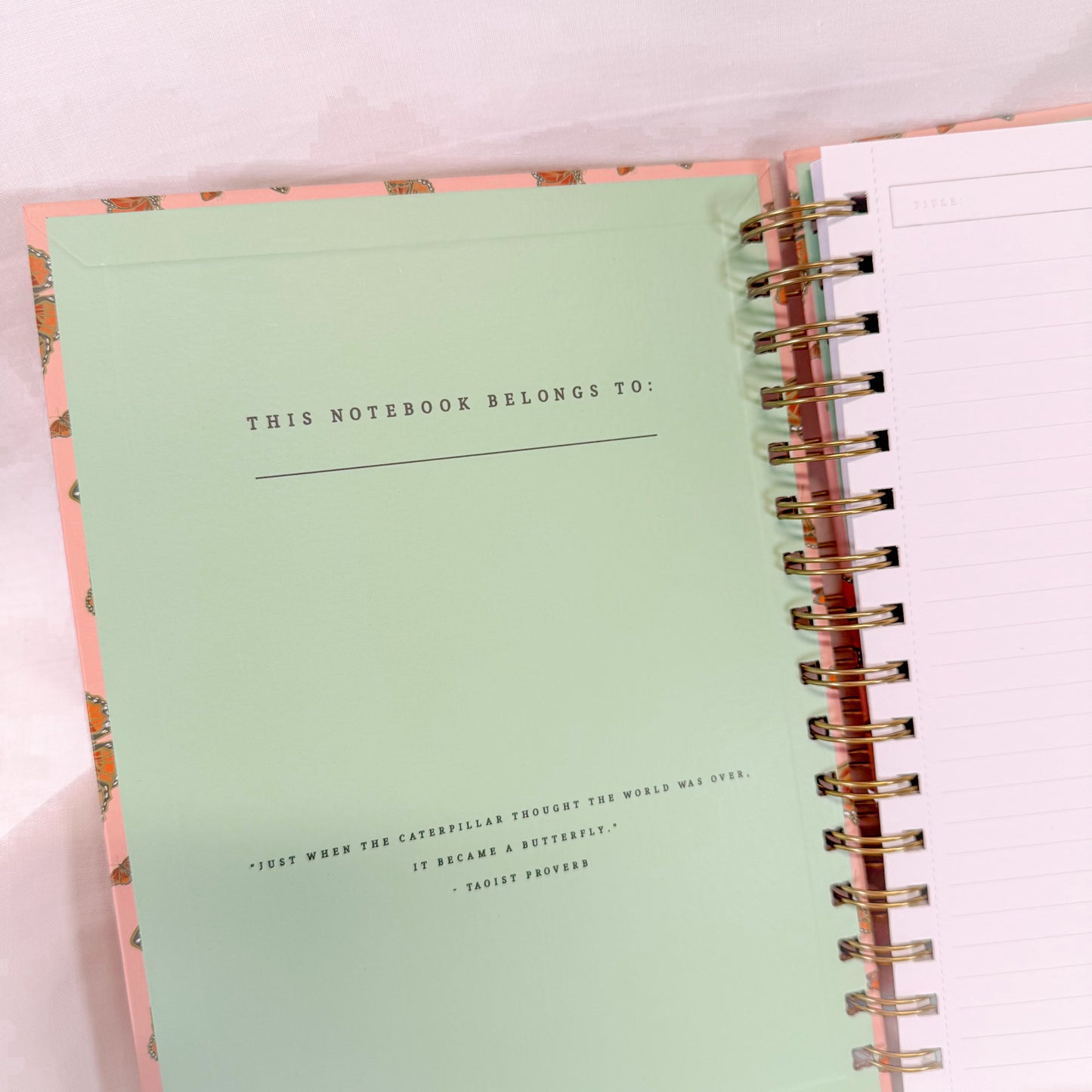 Monarch Butterflies Spiral Notebook