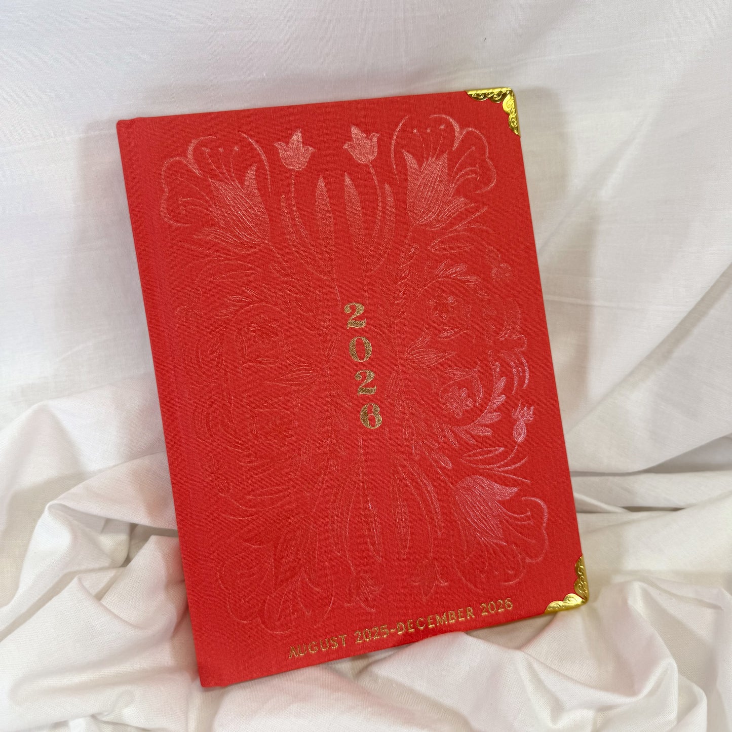 Embossed Tulip Weekly Planner 2025/2026