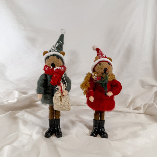 Cozy Winter Bear Decoration