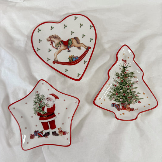 Vintage Christmas Dish