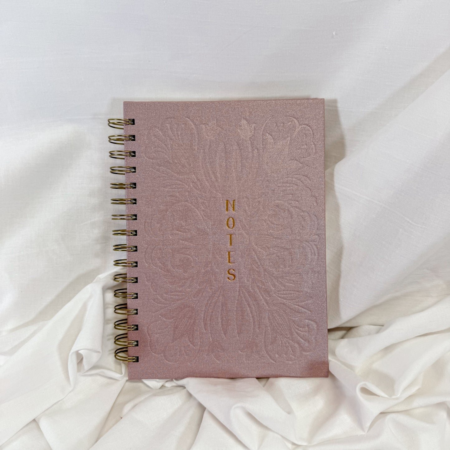 Embossed Tulip Spiral Notebook