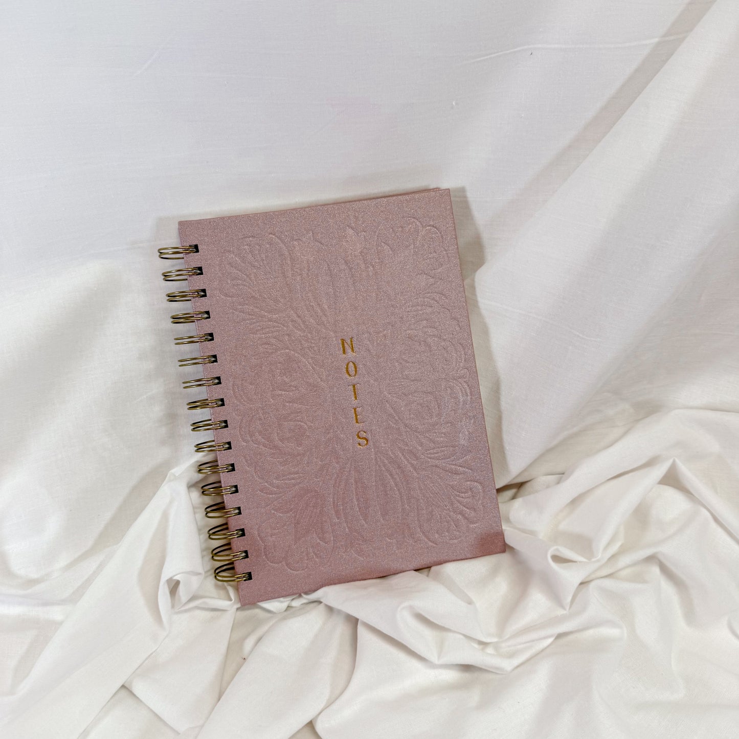 Embossed Tulip Spiral Notebook