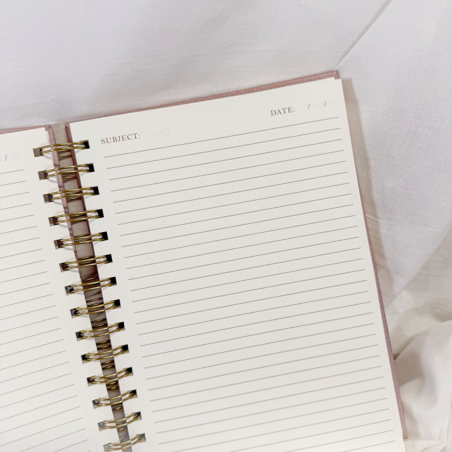 Embossed Tulip Spiral Notebook