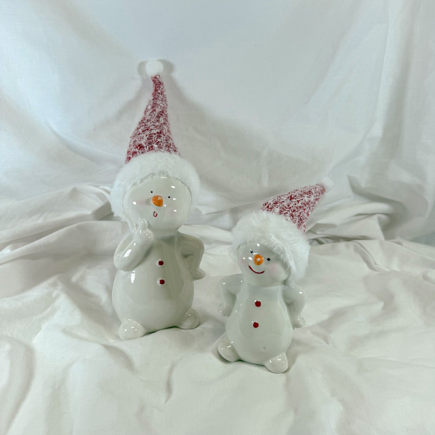 Cheerful Snowman Holiday Decoration