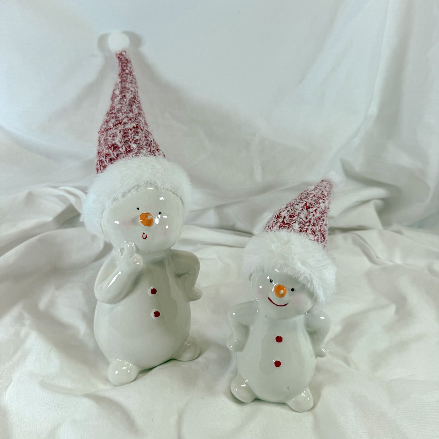 Cheerful Snowman Holiday Decoration