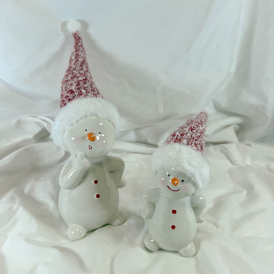 Cheerful Snowman Holiday Decoration