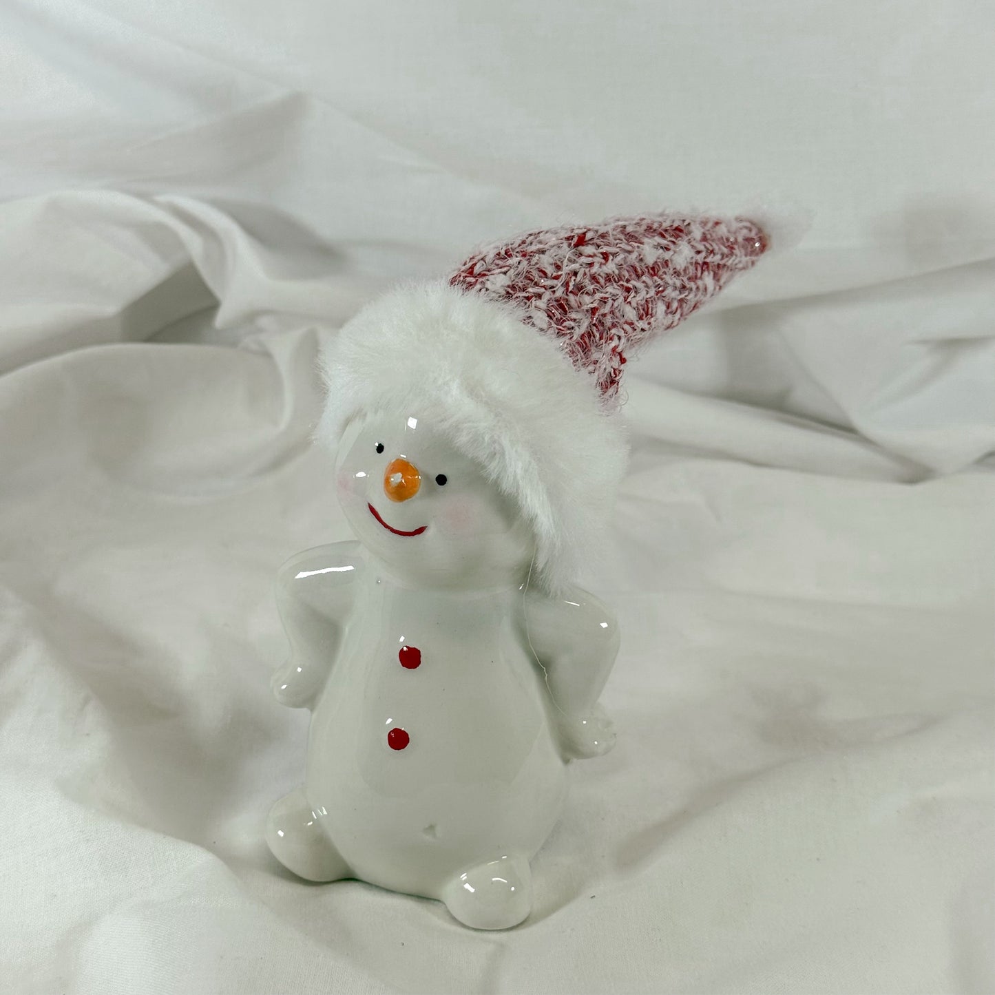 Cheerful Snowman Holiday Decoration