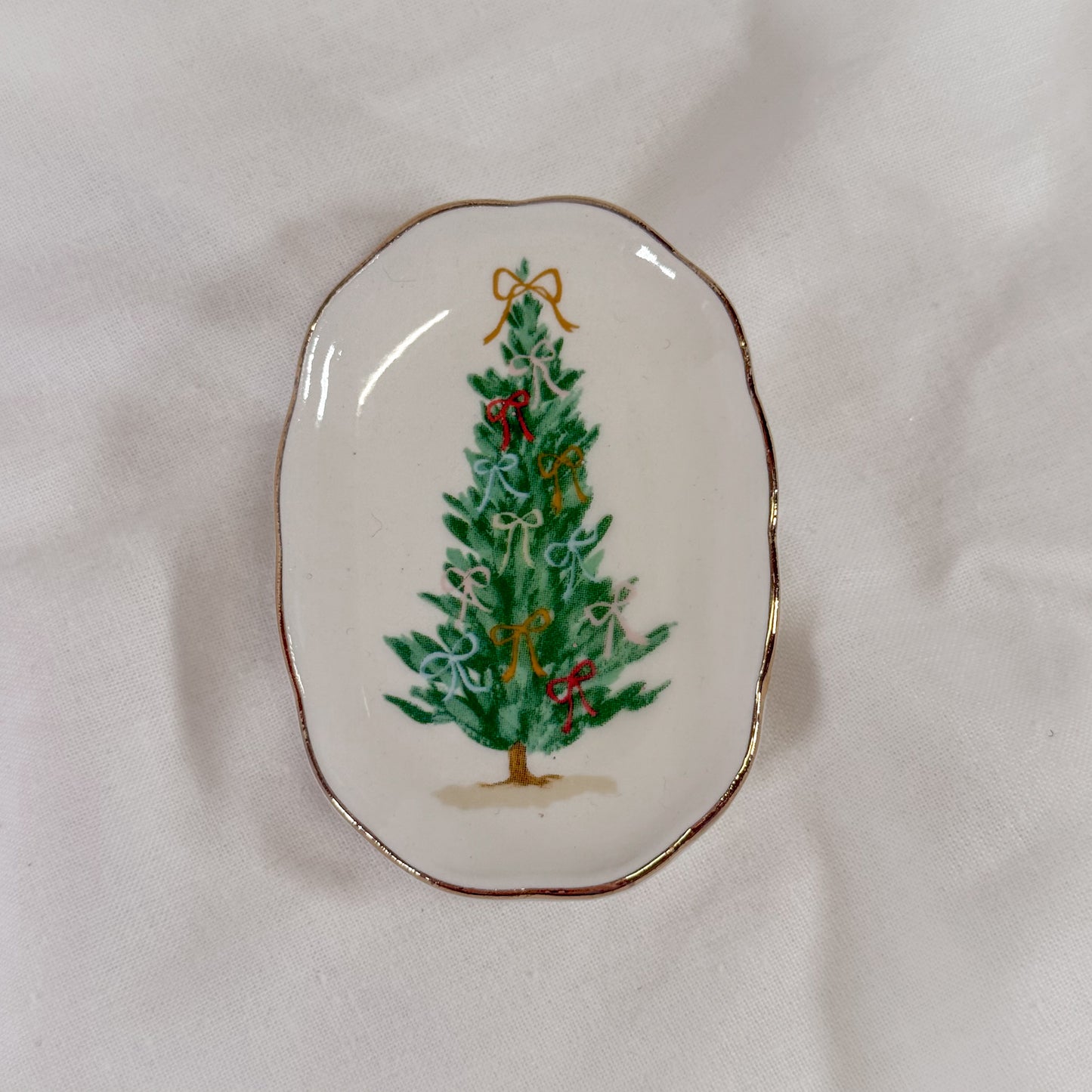 Christmas Bows Mini Dish