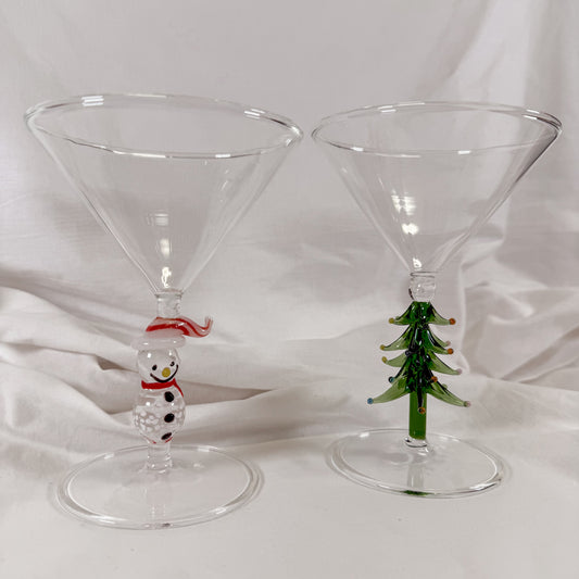 Holiday Icon Martini Glass