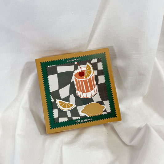 Jumbo Lemon Cocktail Matchbox