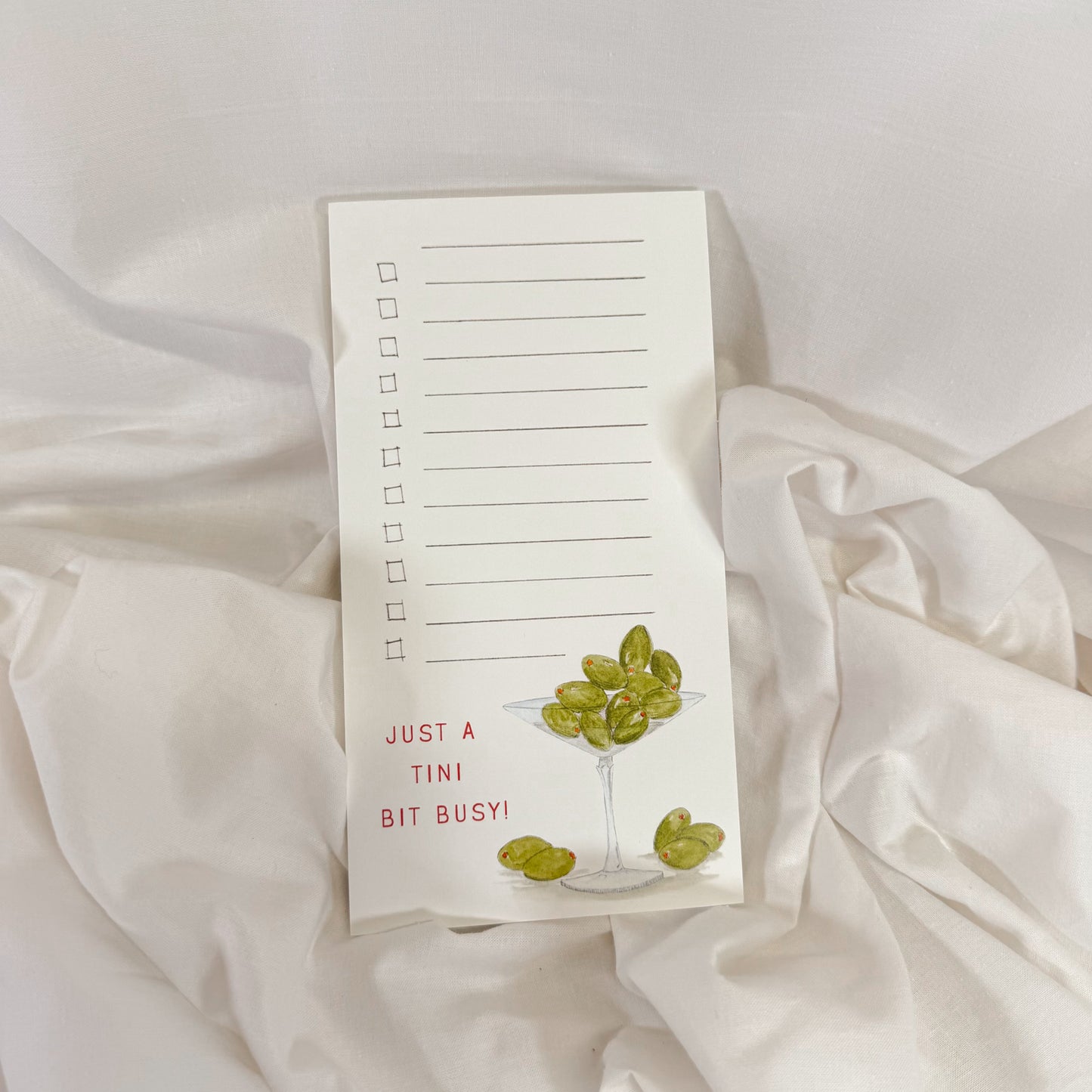 Tini Bit Busy Notepad