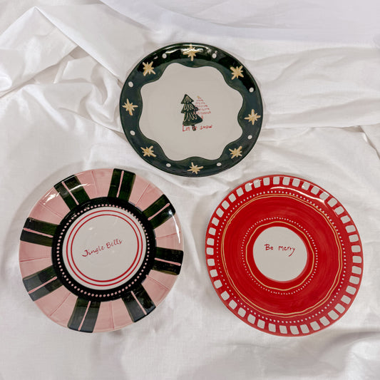 Christmas Doodles Plate
