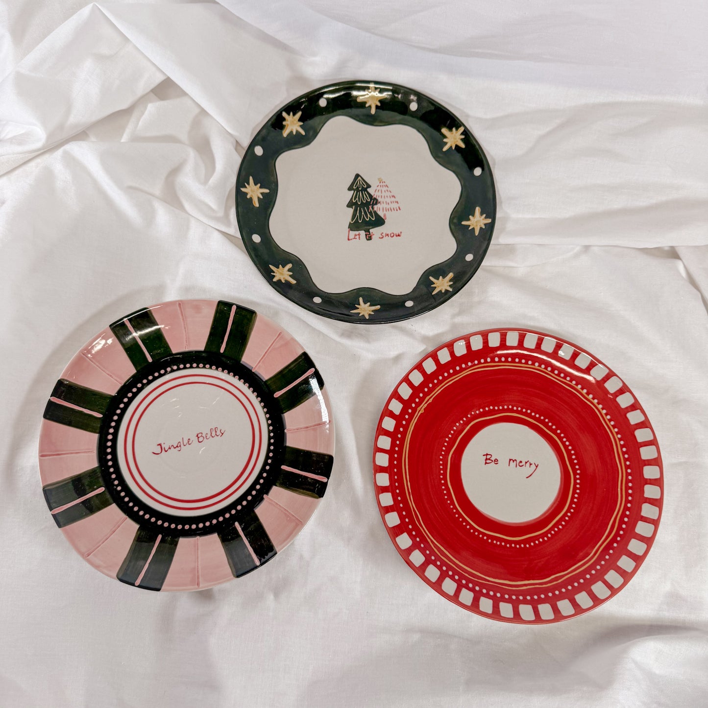 Christmas Doodles Plate