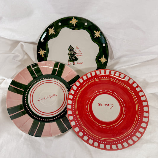 Christmas Doodles Plate