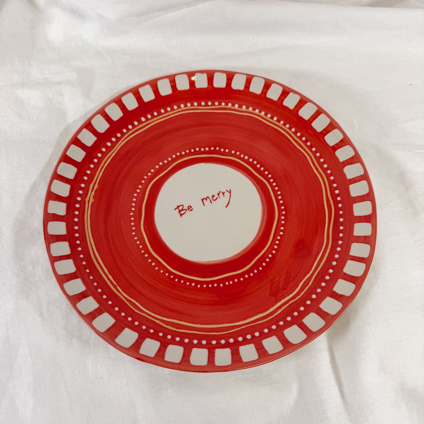 Christmas Doodles Plate