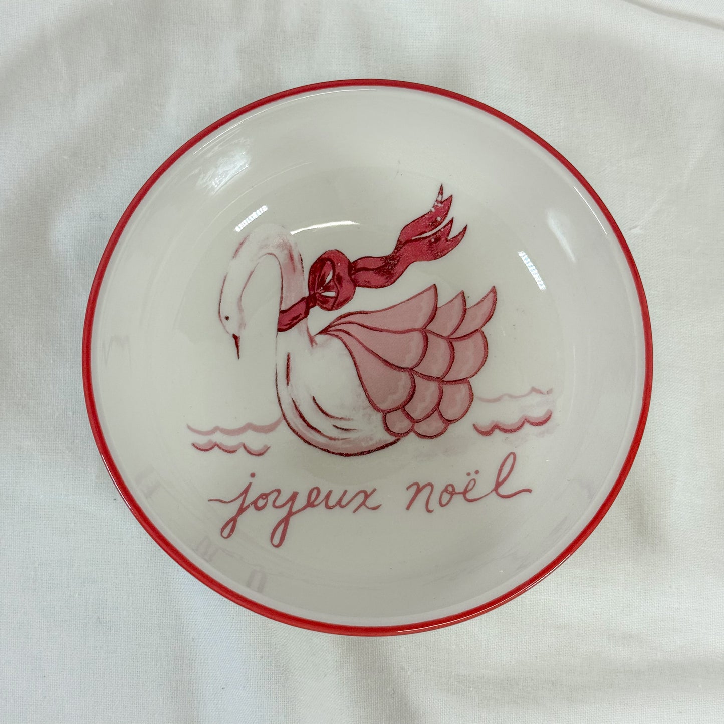Raspberry Christmas Bowl