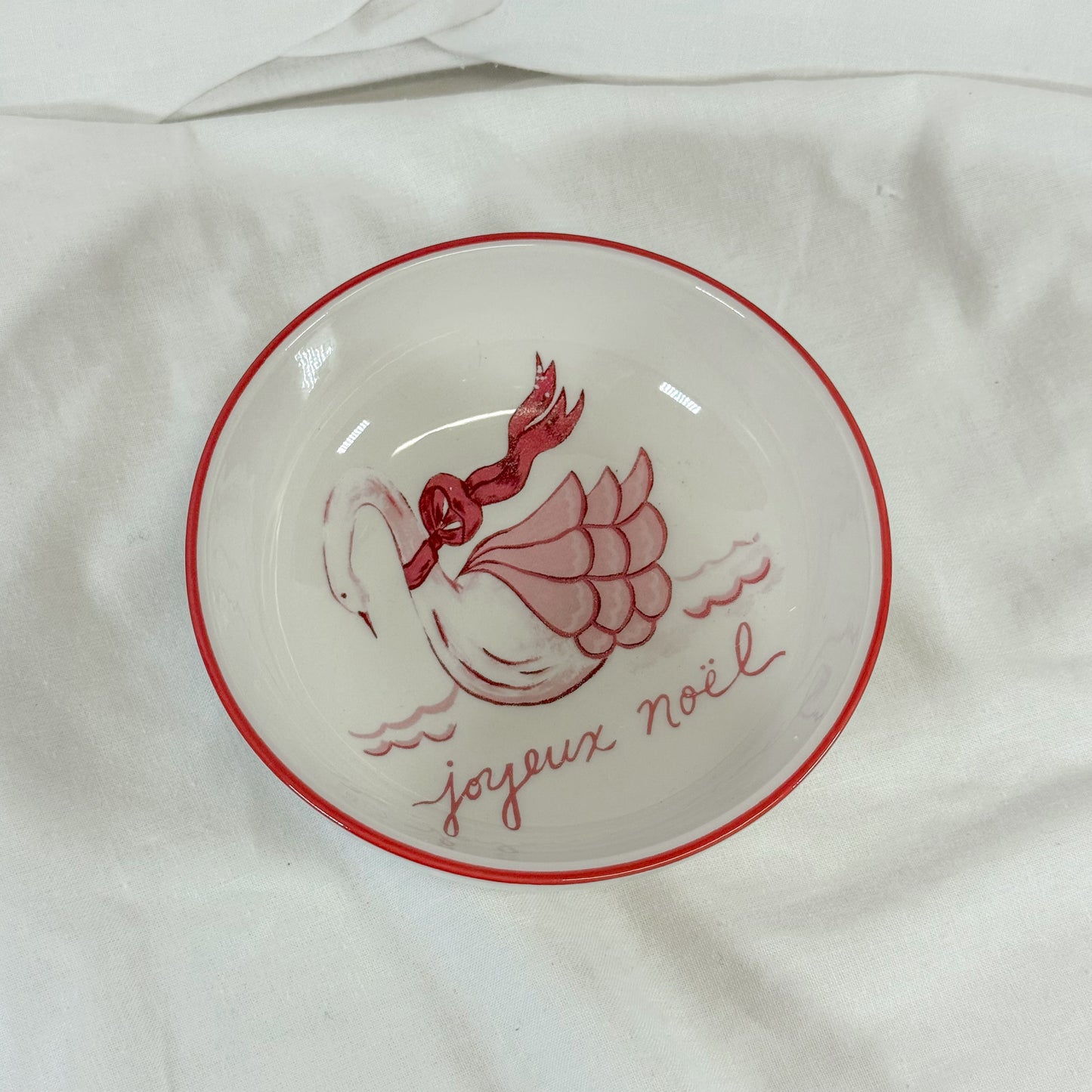 Raspberry Christmas Bowl