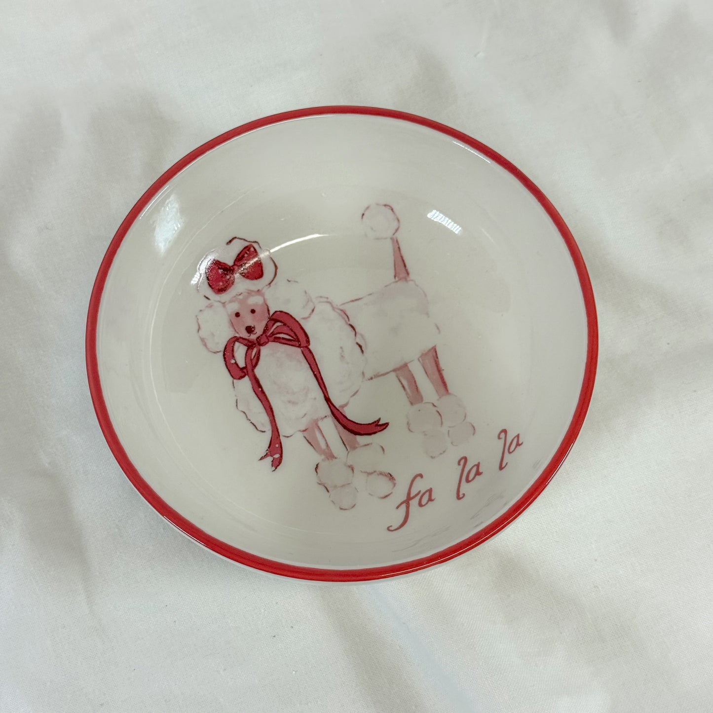 Raspberry Christmas Bowl