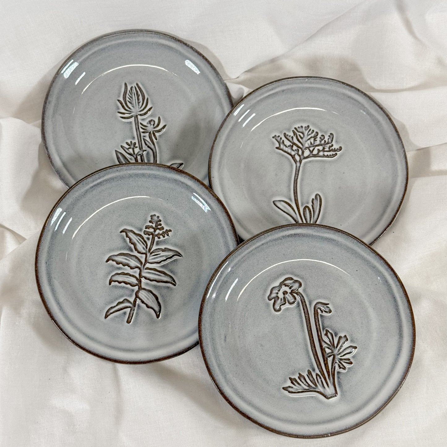 Floral Embossed Dish