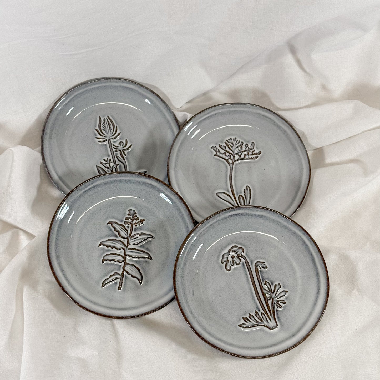 Floral Embossed Dish