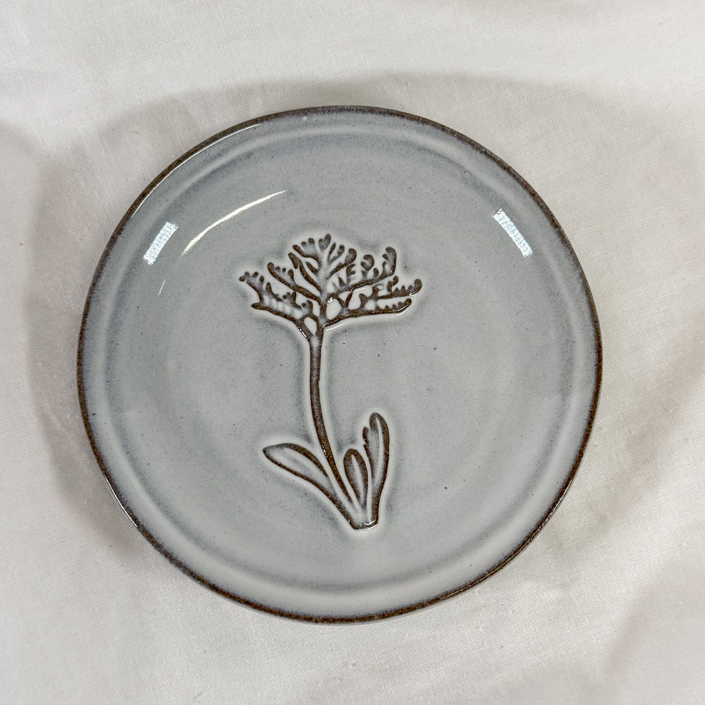 Floral Embossed Dish