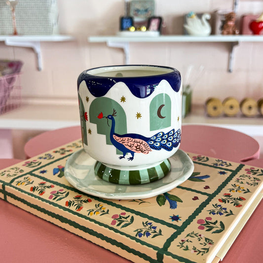 Peacock Candle