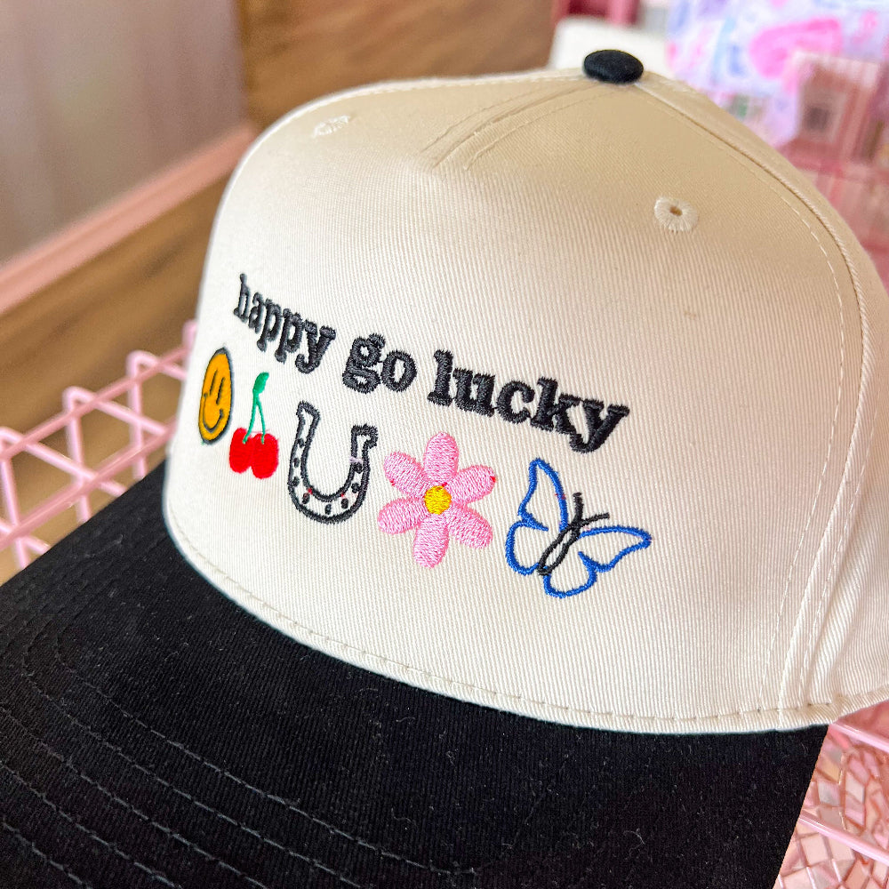 Happy Go Lucky Trucker Hat