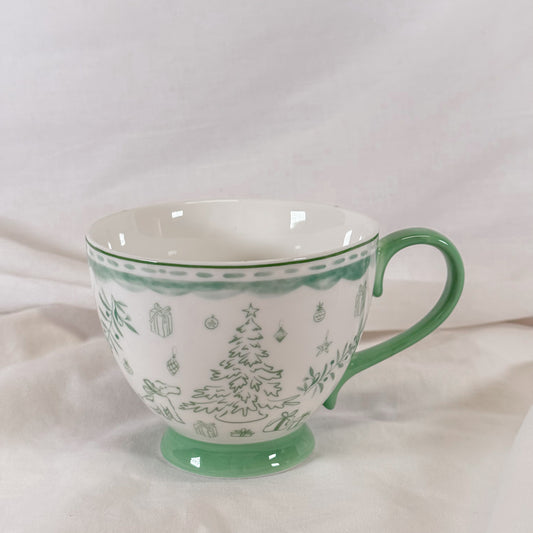 Mint Christmas Tree Mug