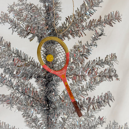 Vintage Tennis Racquet Ornament