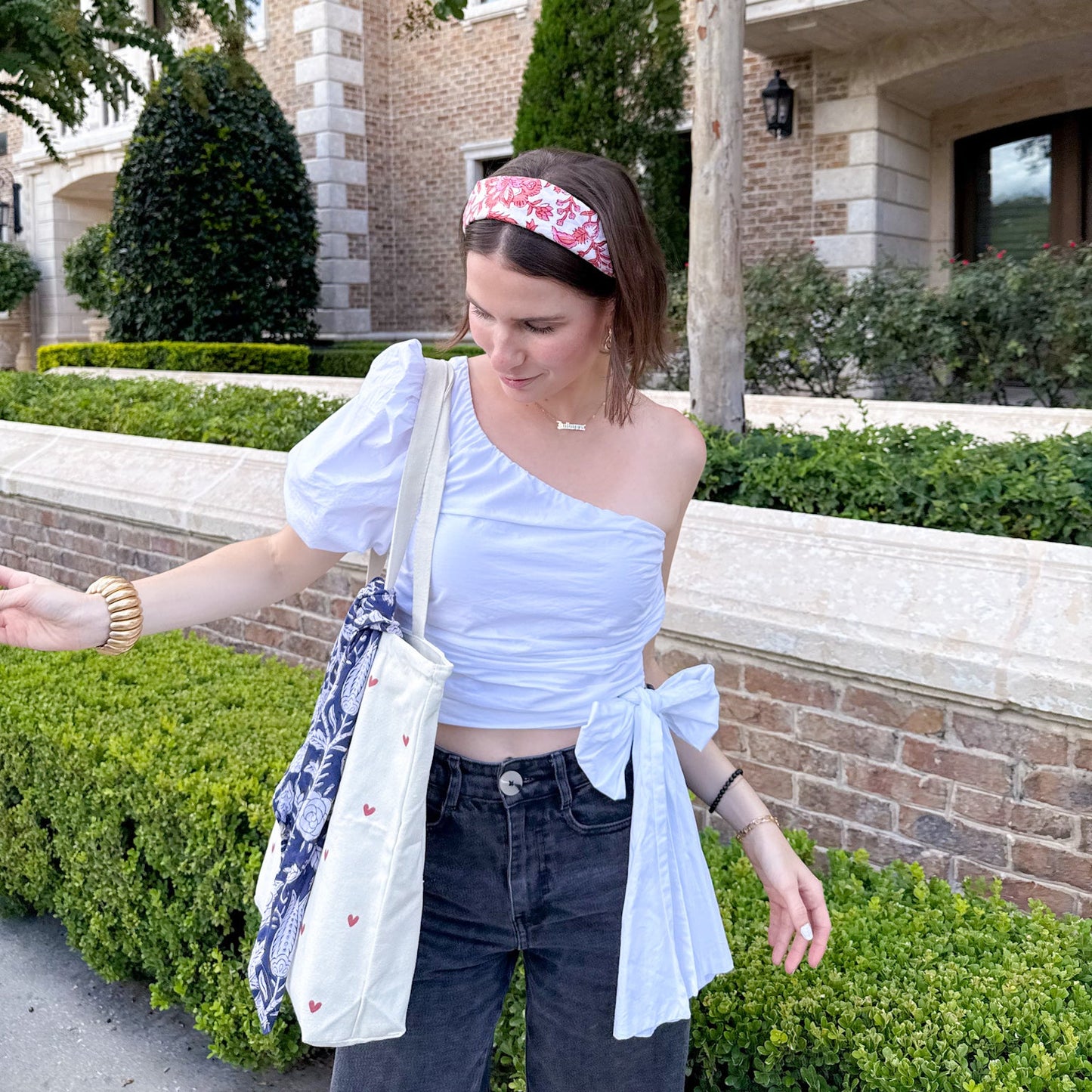 Floral Square Scarf