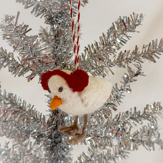 Winter Duck Felt Ornament